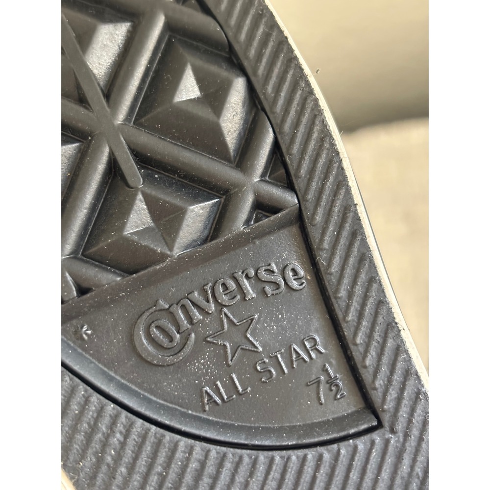 Converse All Star Low Top 9.5 Womens 7.5 Mens Gray Washed Canvas Sneakers 139759 - Picture 8 of 8